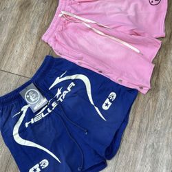 Hellstar Pink & Blue Shorts 