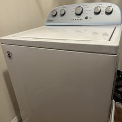 Whirlpool brand washer and dryer,  
