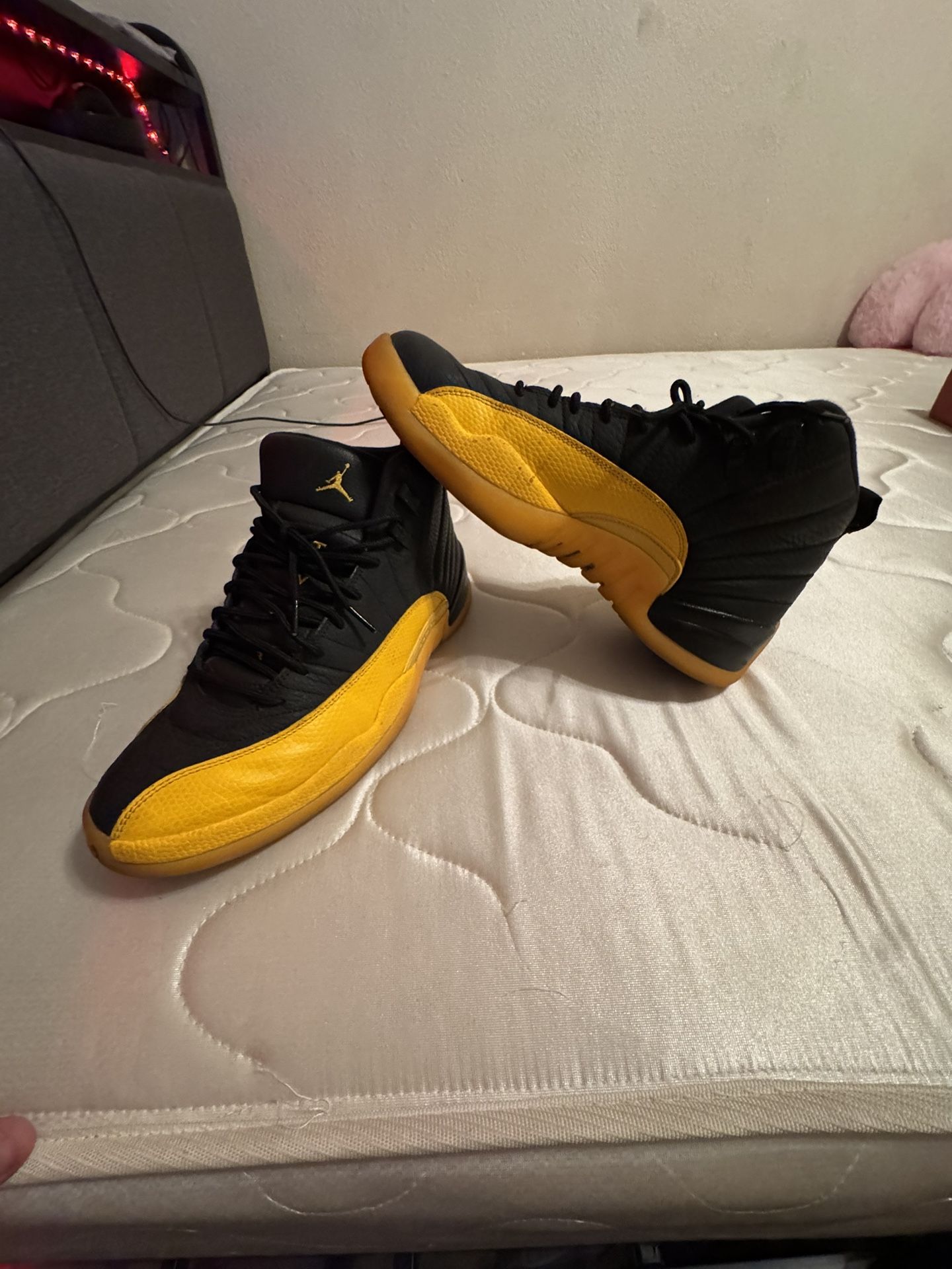 Black And Yellow Jordan 12s