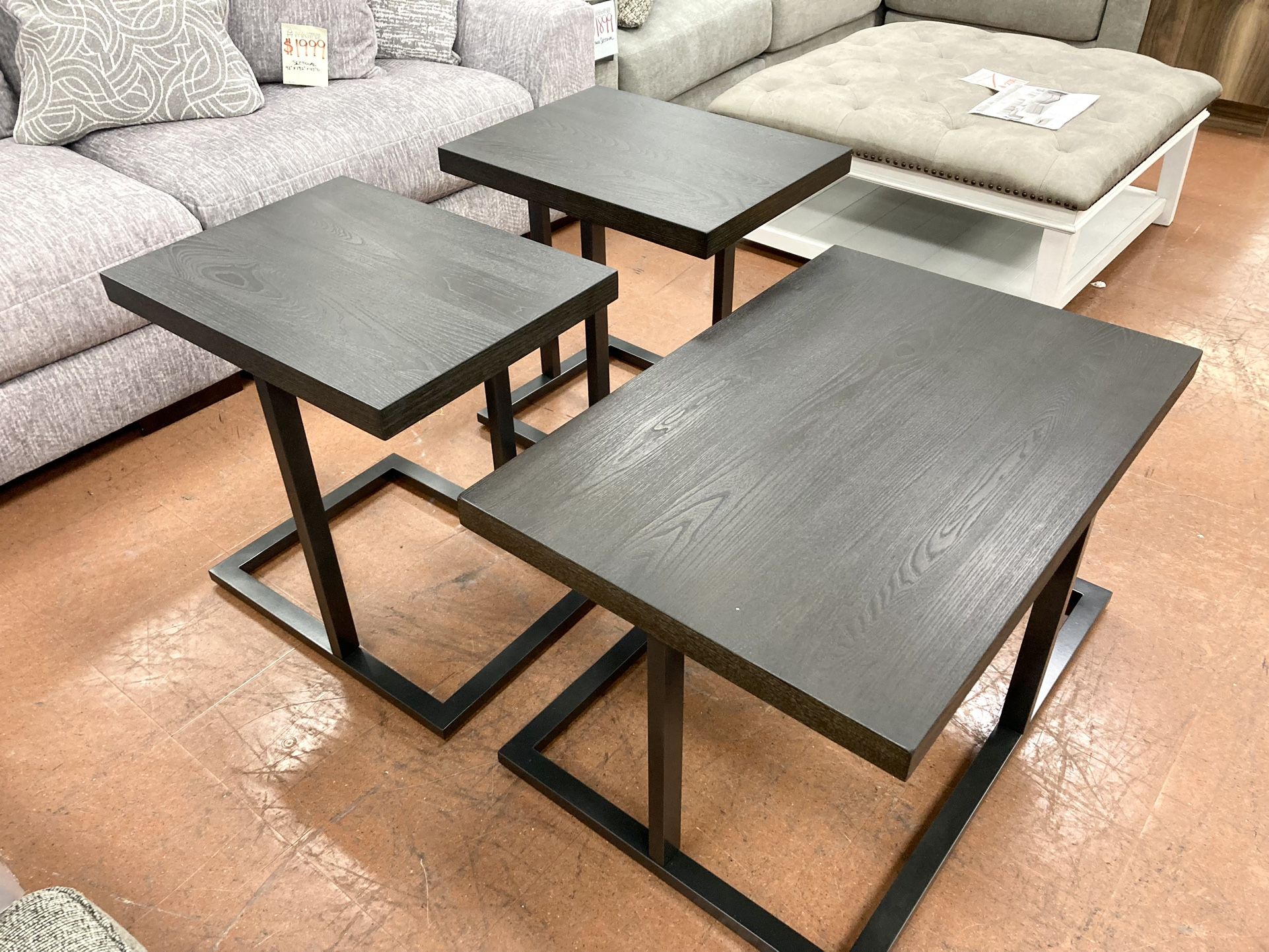 New Coffee Table & 2 End Tables
