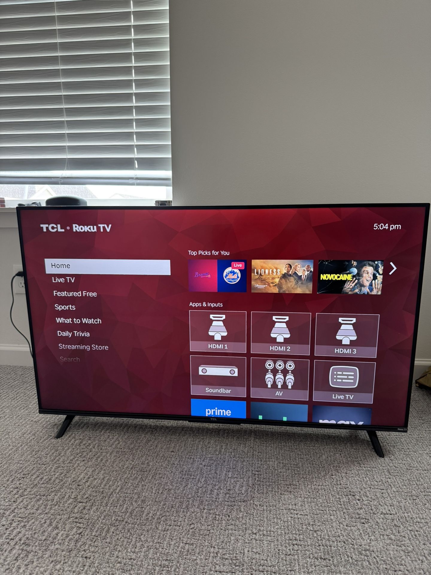 TCL 43” Inch 43s45