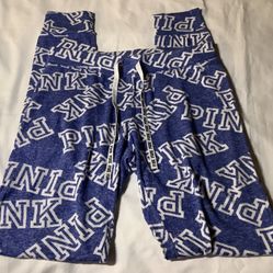 PINK WOMENS PAJAMA PANTS SIZE S
