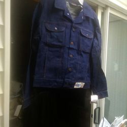 Wrangler Jean Jacket New Adults Size Small 