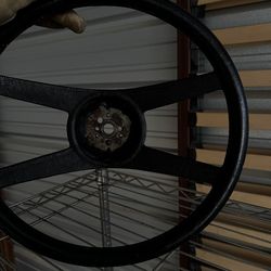 1970 through 1981 Camaro Z 28 Four spoke  steering wheel black