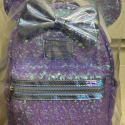 Loungefly Disney Minnie Mouse Sequin Celebration Mini BackpackPalm EXCLUSIVE