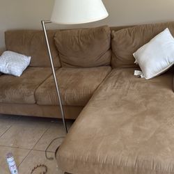 Couch with lamp included