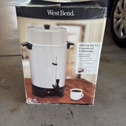 Commercial coffee maker. 