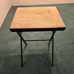 Small folding table