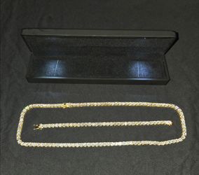 Moissanite Tennis Necklace & Bracelet Set- 5MM
