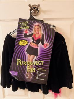 Purrr-fect Fun Adult Cat Costume, S/M (2-8)