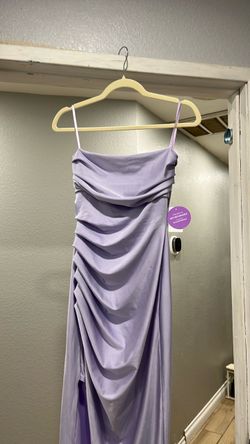 Windsor Lavender Satin Formal Dress – Size Medium – NEW with Tags