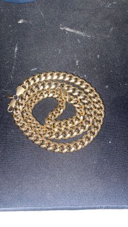 Lifetime jewelry 24 karat gold layered chain