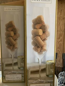 4  Overized Champagne Glass New 
