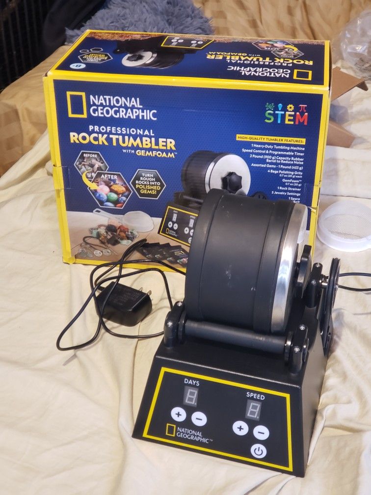 National Geographic Professional Rock Tumbler