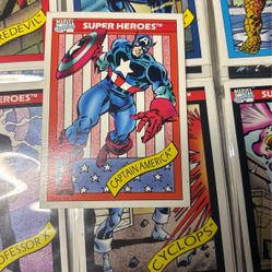 Captain America Marvel Card