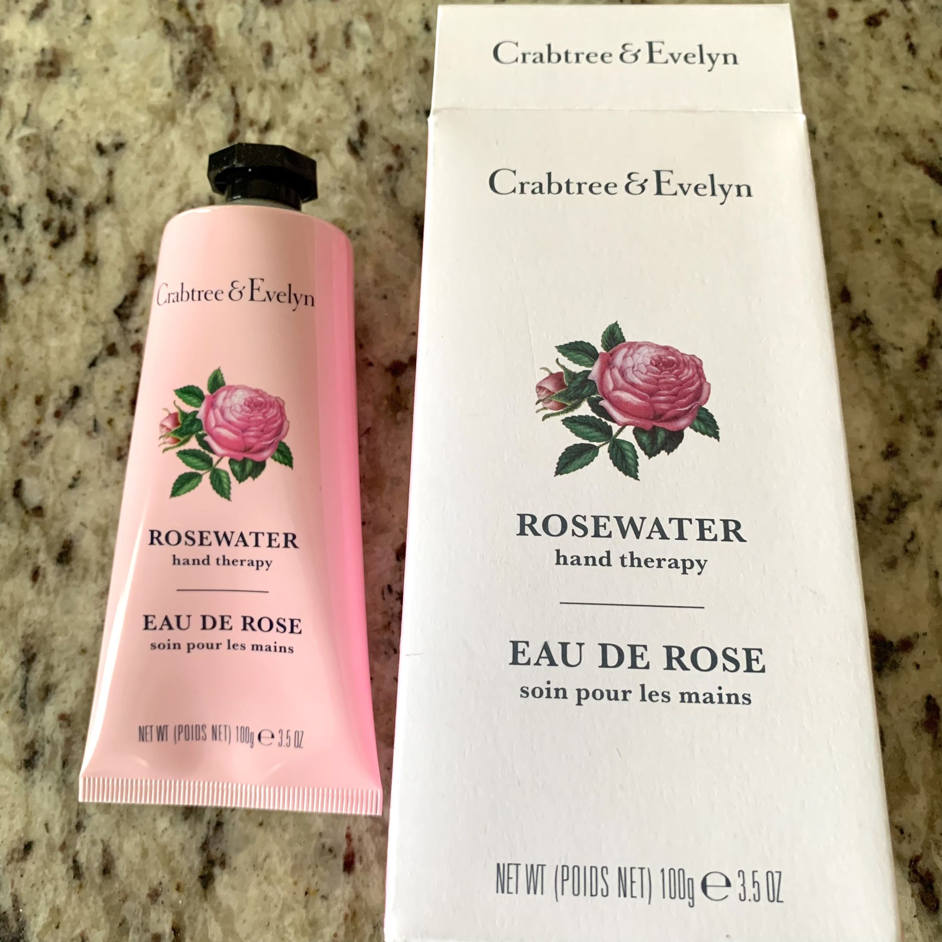 Crabtree & Evelyn Hand Therapy, Rosewater eau de rose 3.5 Oz