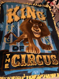 Madagascar Lion Baby /toddler Blanket 