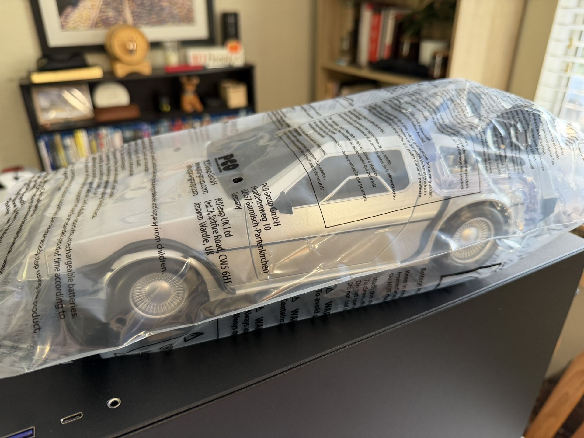 Back To The Future 40th Anniversary DeLorean Popcorn Bucket