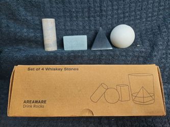 Areaware Drink Rocks - Set of 4 - NIB