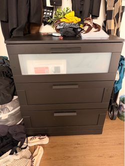 Black dresser