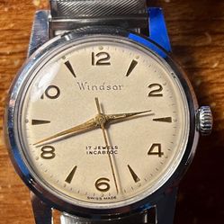 Vintage Windsor 17 Jewel Watch