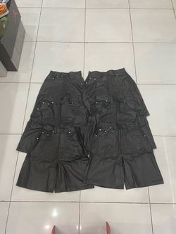 @papeloffical Leather Jorts Size 28,32,34,36,38