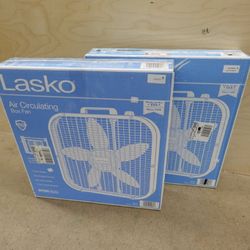 Lasko 20″ 3-Speed Box Fan with Weather-Resistant Motor