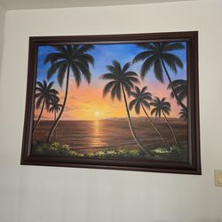 Framed Painting by Daniel