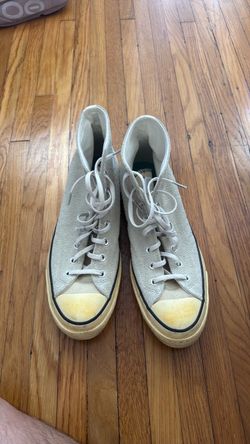Converse Chuck 70 High Top Suede Sneakers - thisisneverthat Lemon Icing
