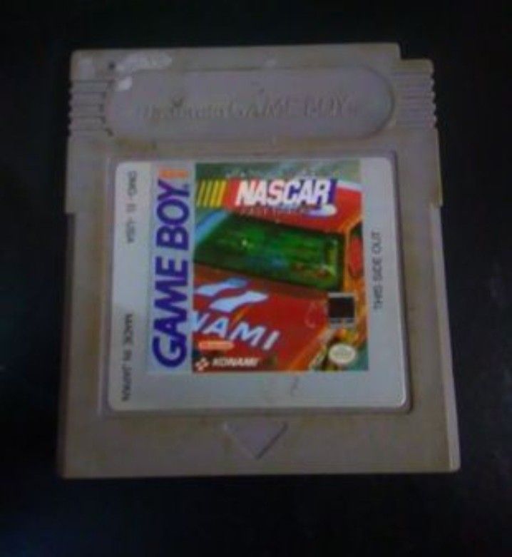 Vintage Rare Gameboy Nasacar Game Catridge