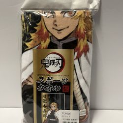 Demon Slayer, Kimetsu no Yaiba sport Face Towel Rengoku
