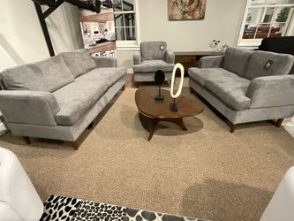 New sofa loveseat and chair by Serta