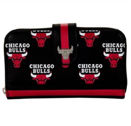 NBA Chicago Bulls Logo Zip Around Wallet