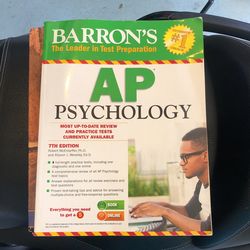 Barron's AP Psychology 7th Edition ISBN: 978-1-4(contact info removed)-4
