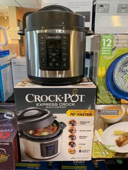 Crack pot pressure cooker eight and one