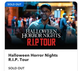 RIP HHN Halloween Horror Nights 10/30/2026