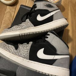 Jordan 1 Grey, Black,white, Red