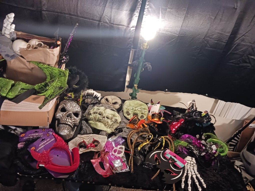 Halloween/ Gothic Mask And Costume Pkg Have MORE ITEMS IN POSTS TOO