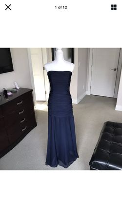 Dessy Collection, Navy Blue Gown, sz. 8