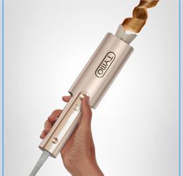 TYMO CurlPro Plus Automatic Rotating Curling Iron - Upgraded Long Barrel Curling Wand for Long Hair, Ceramic Hair Curler for Women, Anti-Scald, Tangle