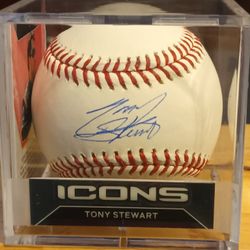 Tony Stewart-NASCAR Driver Signed OML Baseball 
