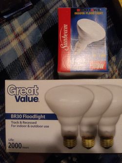 Sunbeam 65-Watt BR30 Indoor Flood Light Bulb, 4-Pack

