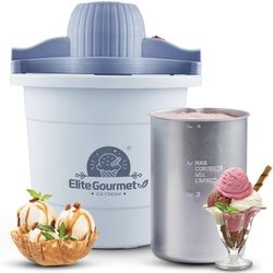Elite Gourmet 4 Quart Ice Cream Maker $35 Obo