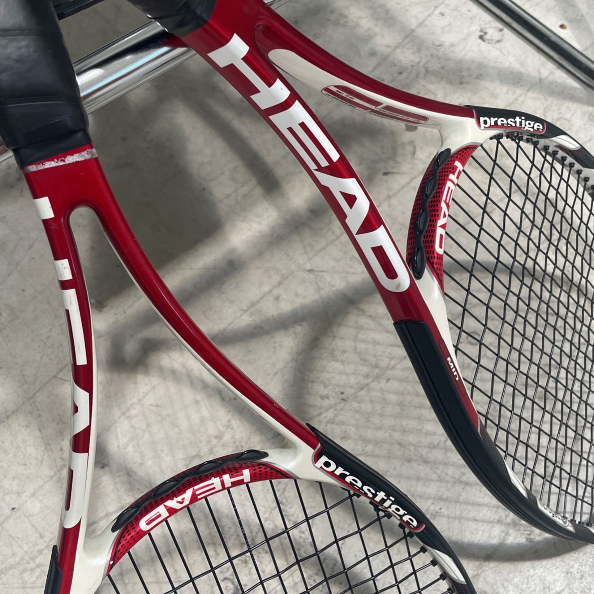 (2) Vintage HEAD Prestige Tennis Racquets