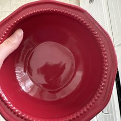 Princess House Bowls Red