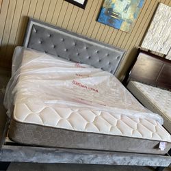 King Bed Frame With Mattress