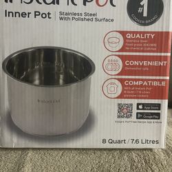 InnerPot, 8 Quarts /7.6 Liters(inner Pot)