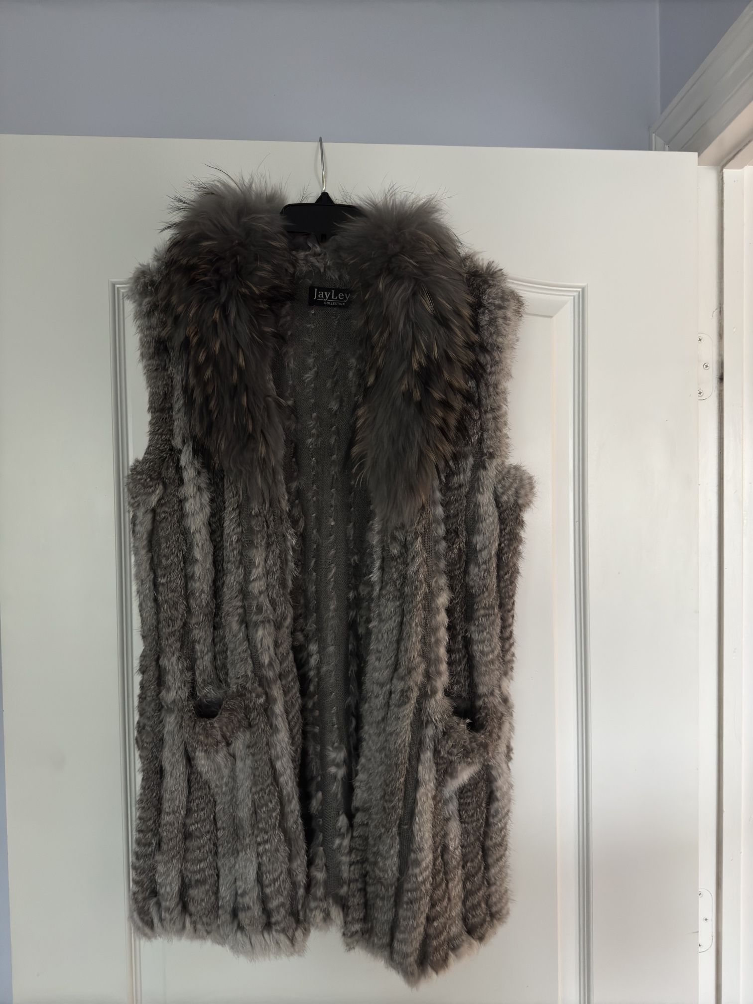 Brand New Fox & Rabbit Fur Long Vest 