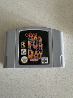 Conker's Bad Fur Day N64 Nintendo 64| Reproduction USA Version, Non- Vintage