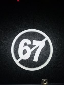 No 67 sign